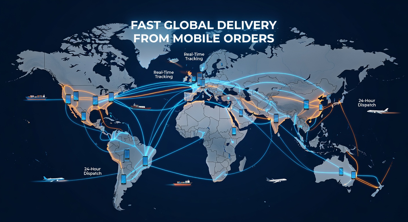 Global delivery and mobile commerce network