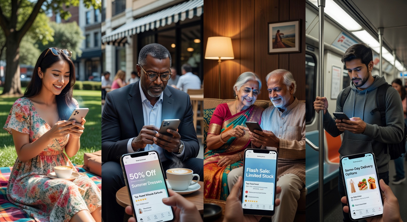 Global mobile eCommerce users