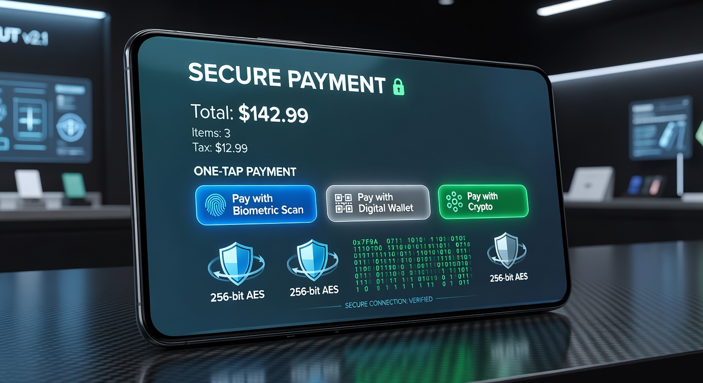 Optimized mobile checkout interface design